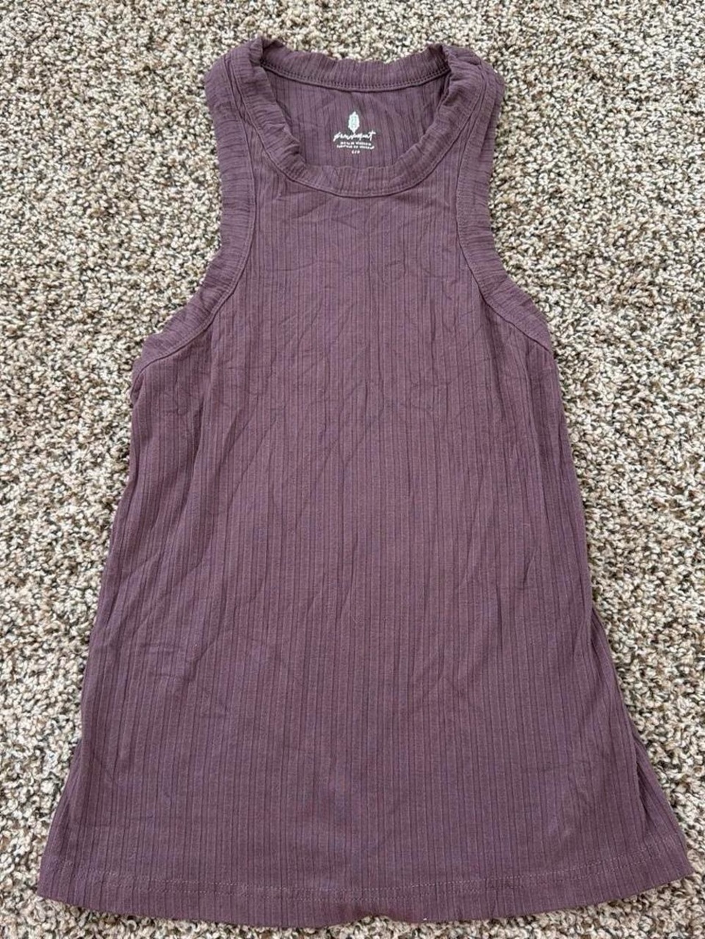 Free People Movement Ribbed Tank Top - Brown